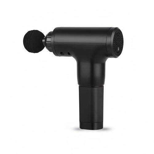 Massage Gun Percussion Massager Deep Tissue Muscle Vibrating Relaxing + 4 Heads